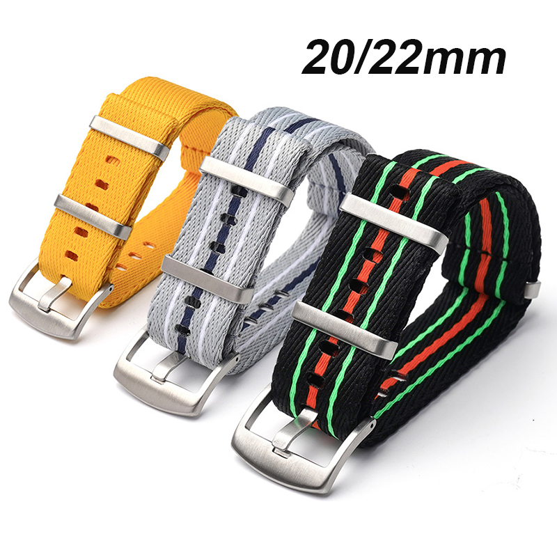 Canvas Strap Watch - Nylon Strap 20mm 22mm for Swatch