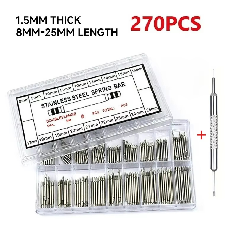 270pcs Stainless Steel Spring  - Spring Bar Tool Set review and price