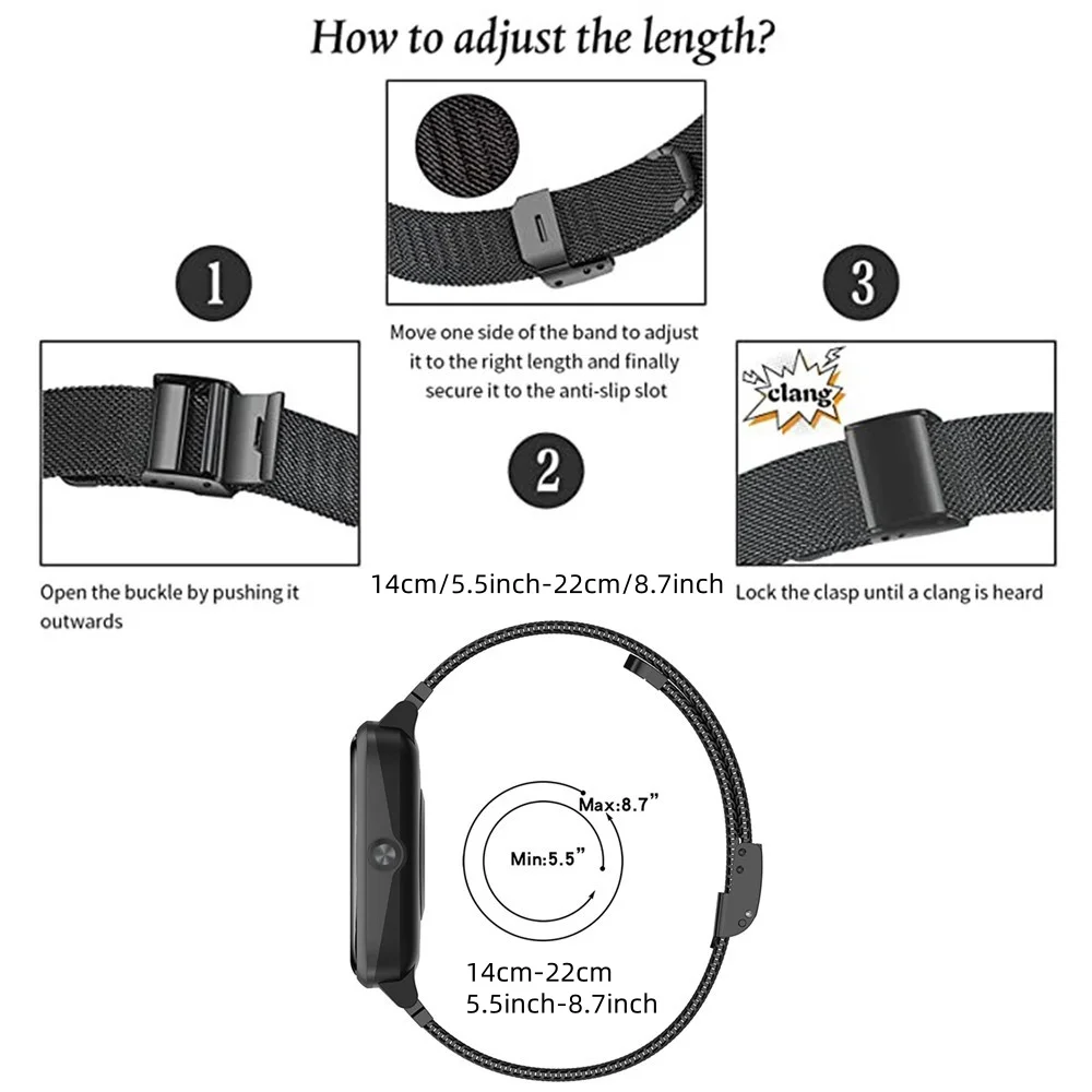 Metal Bands for Huawei Band 6/ - Mesh Strap Metal review and price