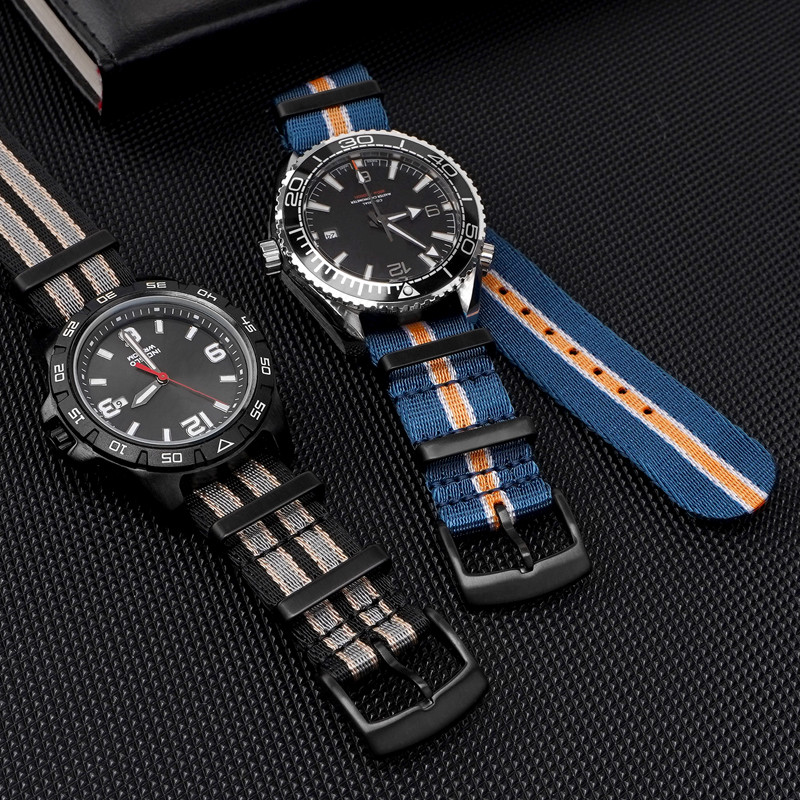 Woven Nylon Strap 18mm 20mm 22 - Canvas Strap Watch review and price