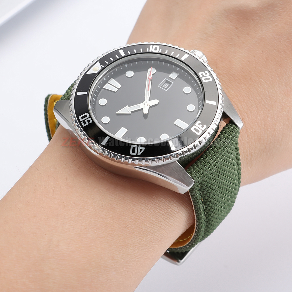 Waterproof Sailcloth Watch Ban - Leather Strap Quick Release review and price
