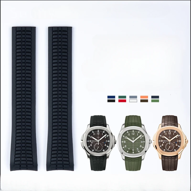 Imported 21mm Sweatproof Silic - Patek Philippe Watch Aquanaut review and price