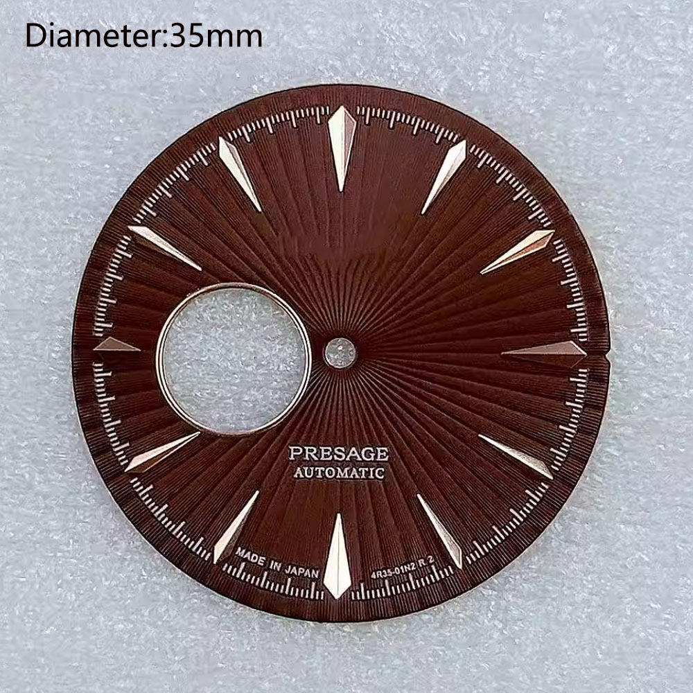 NH38 35mm s logo dial presage  - Seiko Watch Presage review and price