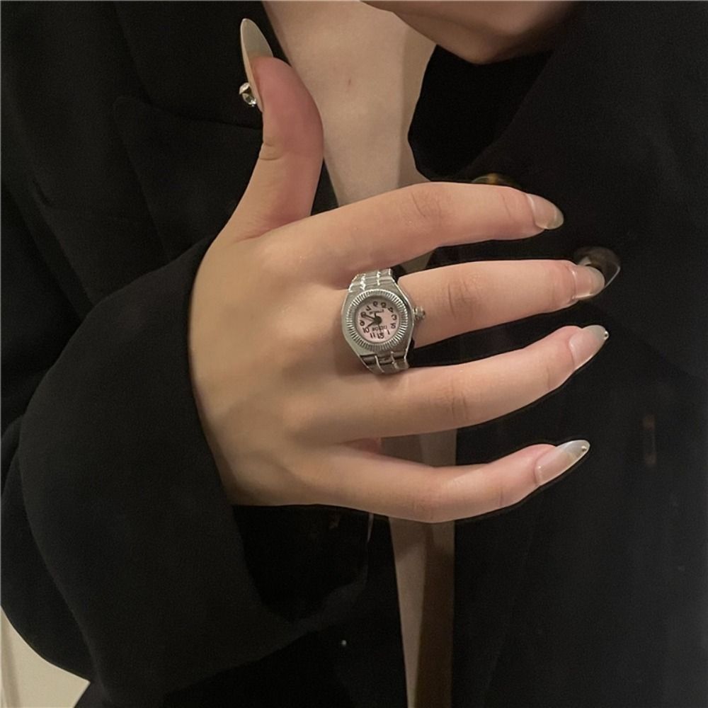 Punk Mini Finger Watch Rings A - Canvas Strap Watch review and price
