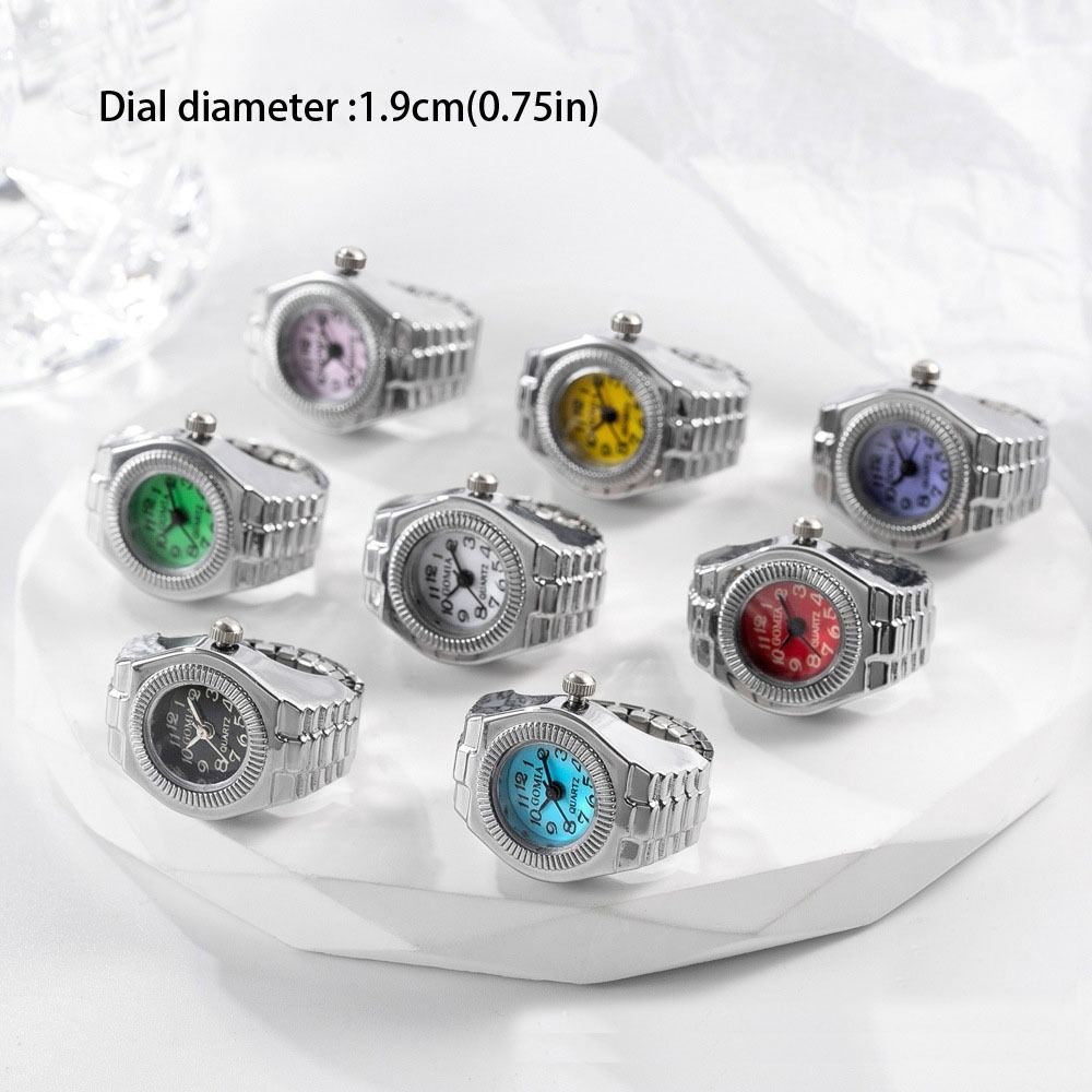 Punk Mini Finger Watch Rings A - Canvas Strap Watch review and price
