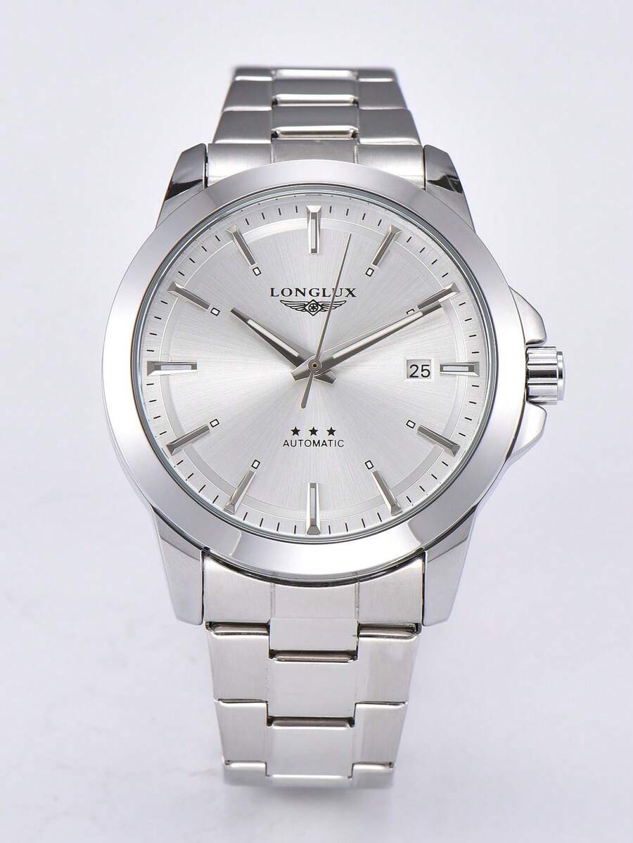 LONGLUX 1pc Men's Automatic Me - Butterfly Clasp Deployant review and price
