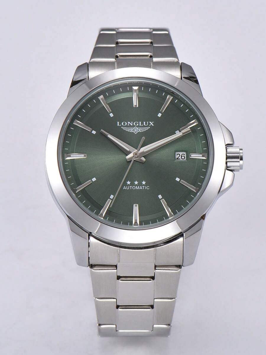 LONGLUX 1pc Men's Automatic Me - Butterfly Clasp Deployant review and price