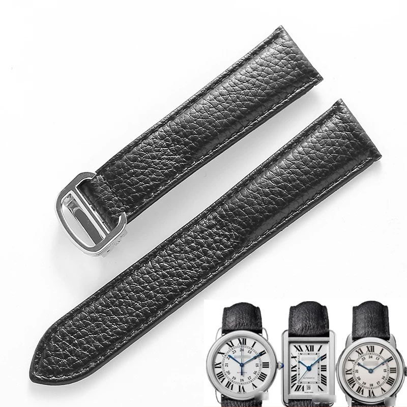 Genuine Leather Watch Strap fo - Cartier Watch Tank review and price