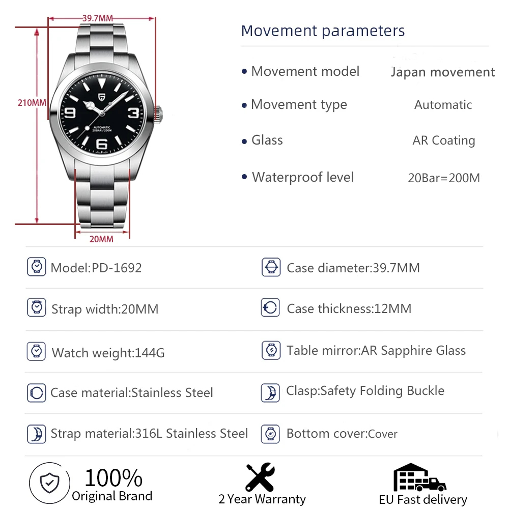 2025 New PAGANI DESIGN 40MM Me - Seiko Watch Presage review and price