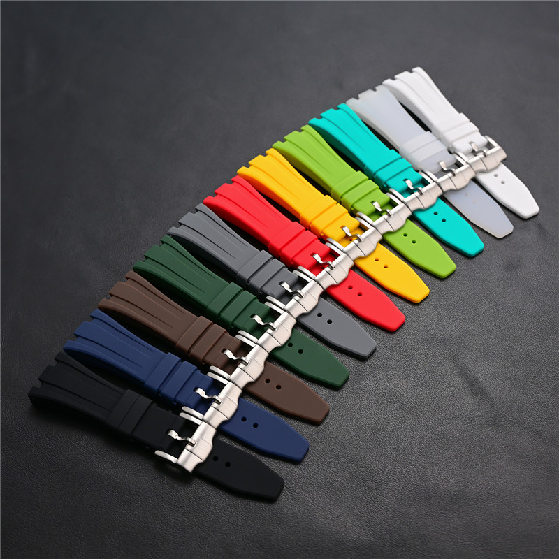 Rubber Silicone Strap 26mm for - Audemars Piguet Watch Royal Oak Offshore review and price