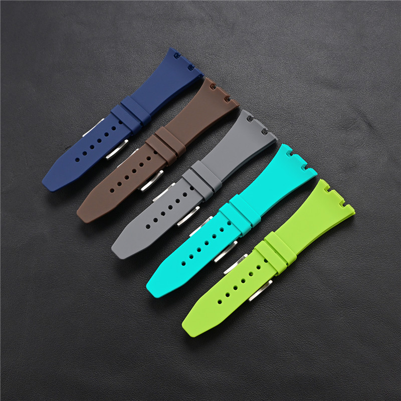 Rubber Silicone Strap 26mm for - Audemars Piguet Watch Royal Oak Offshore review and price
