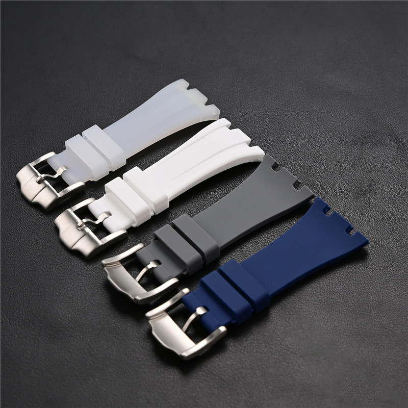 Rubber Silicone Strap 26mm for - Audemars Piguet Watch Royal Oak Offshore review and price