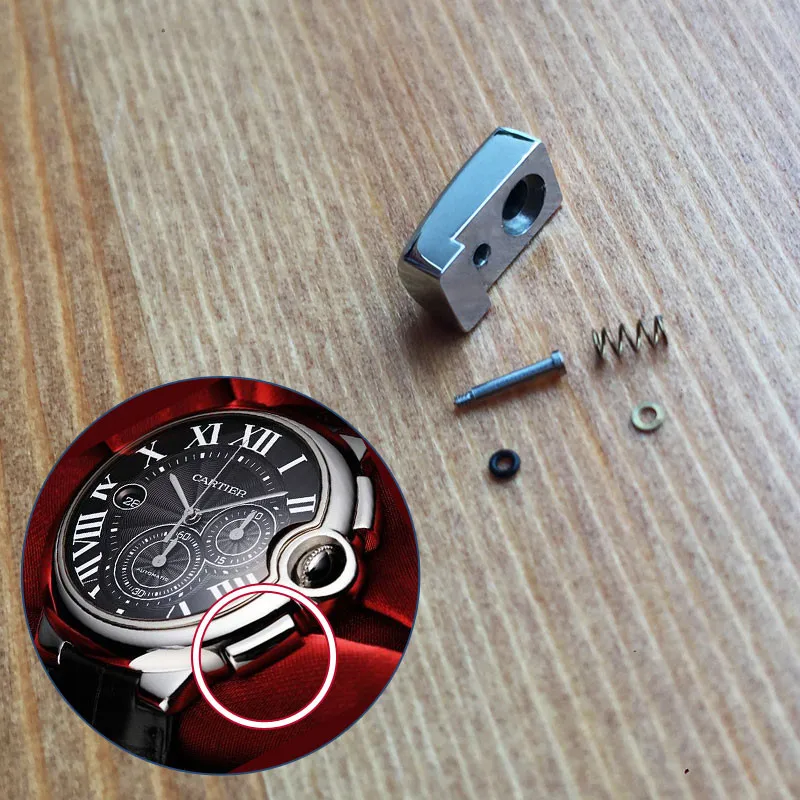 Steel Waterproof Pusher Button - Cartier Watch Ballon Bleu review and price