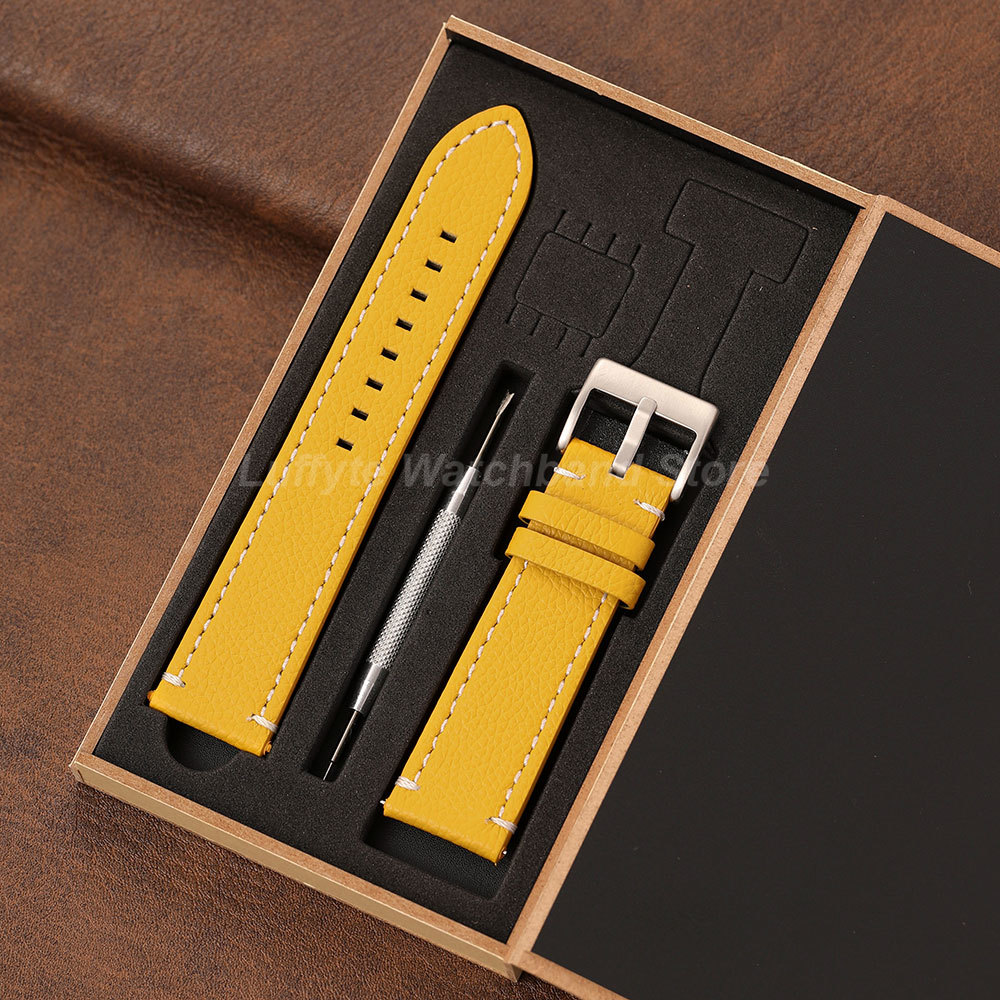 Double Sided Litchi Texture St - Leather Strap Quick Release review and price