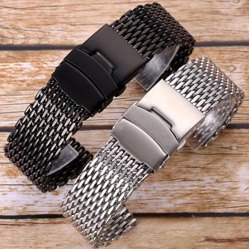 18/20/22/24mm Mesh Solid Stain - Mesh Strap Metal review and price