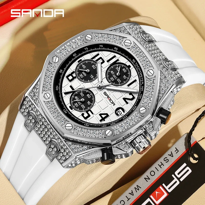 SANDA 7026 Men's Quartz Watch  - Tropic Strap Vintage review and price
