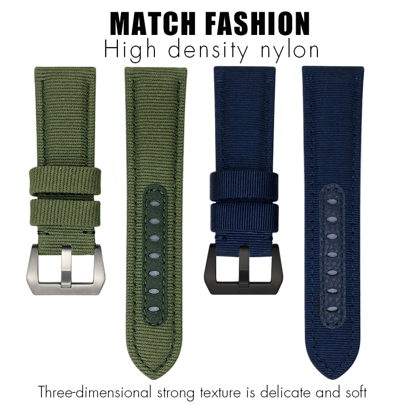 for Panerai 24mm New Nylon Wat - Canvas Strap Watch review and price