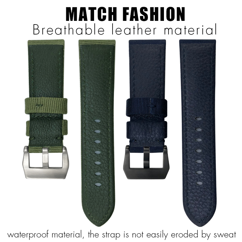 for Panerai 24mm New Nylon Wat - Canvas Strap Watch review and price
