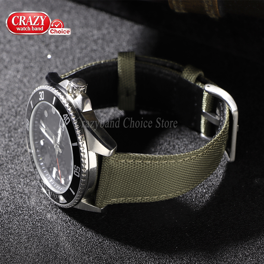 20mm 22mm Canvas Leather Weave - Leather Strap Quick Release review and price