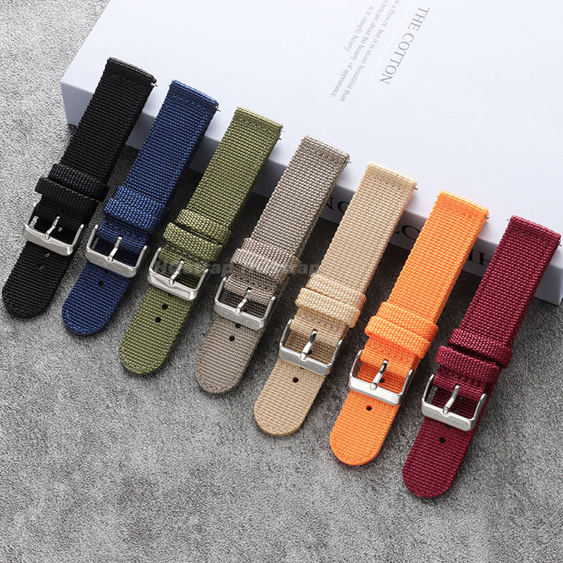 18mm 20mm 22mm 24mm Nylon Watc - Canvas Strap Watch review and price