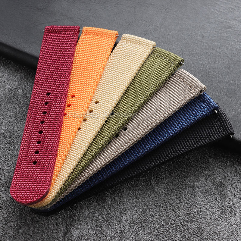 18mm 20mm 22mm 24mm Nylon Watc - Canvas Strap Watch review and price