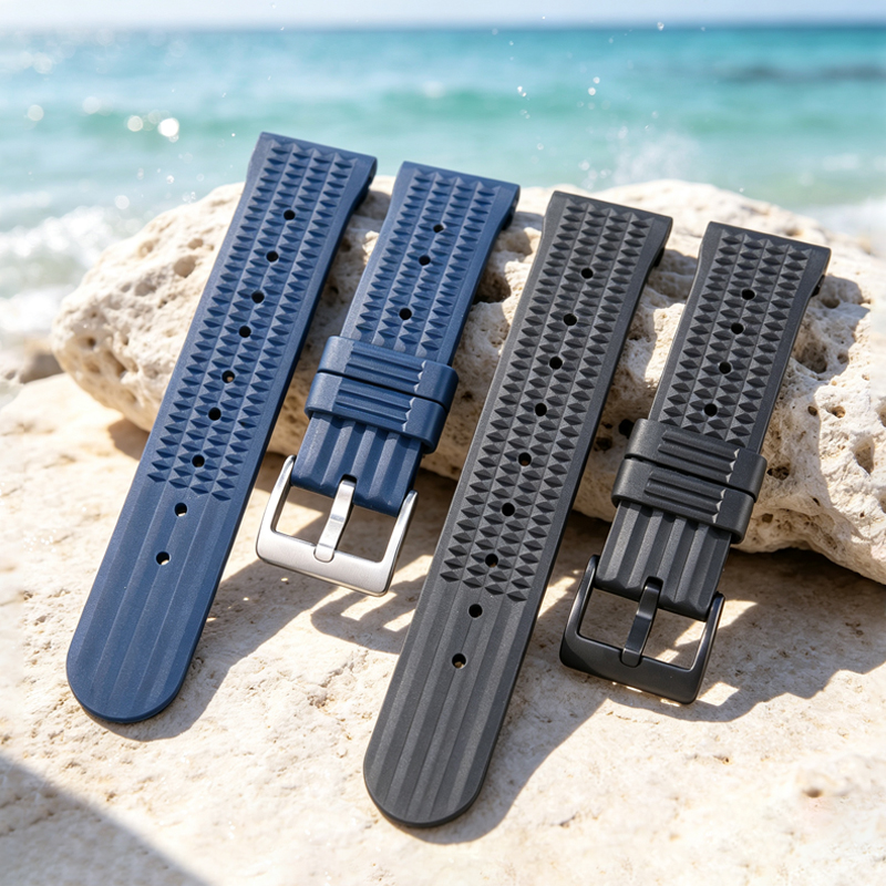 20MM 22MM  Silicone Watch Stra - Seiko Watch 5 Sports review and price