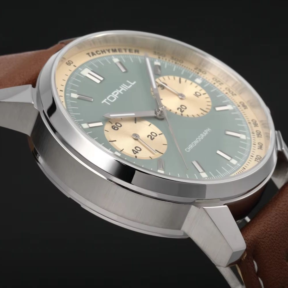 TOPHILL Vintage Racing Chronog - Tropic Strap Vintage review and price